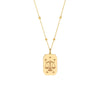 Libra Engraved Pendant