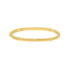Diamond Fluted Station Bangle Bracelet (1/4tcw)