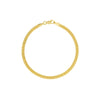 2 Row Hollow Wheat Chain Bracelet