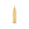 Personalized Vertical Bar Charms