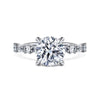 14K White Gold Round Diamond Engagement Ring