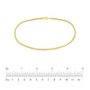 Hollow D/C Snake Anklet