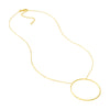Extra Large Circle Necklace