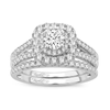 14K WG 1.40CT Diamond Bridal Ring