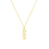 7mm Vertical Script Numeral Necklace