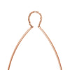 Curved Wire Threader Earrings