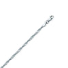 Sterling Silver 3.1mm Singapore Chain