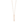 Engravable Cube Adjustable Necklace
