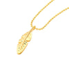 Feather Charm Adjustable Necklace
