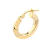 Knife Edge Mini Hoop Earrings