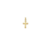 3D Fleur Detailed Cross Pendant