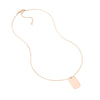 Engravable Dog Tag Adj. Necklace