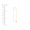 1/20tcw Diamond Star Threader Earrings