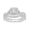 14K WG 1.00CT Diamond Bridal Ring