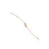 Infinity on Chain Bracelet with Diamond