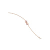 Infinity on Chain Bracelet with Diamond