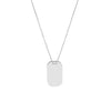 Engravable Dog Tag Adj. Necklace