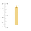 Long Vertical Bar Engravable Charm
