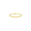 Beaded Single Row Ring