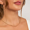 4mm Paper Clip Chain with Lobster Lock
