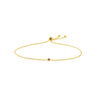 Mini Ruby Bezel Bolo Bracelet