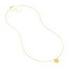 So You Cross Cutout Mini Disc Adj Necklace