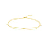 4pt Diamond Drape Anklet