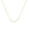 1/5tcw Diamond Trinity Stations Necklace