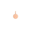 Small Jagged Circle Engravable Charm