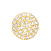 Pave Diamond Round Stud Earrings (1/5tcw)