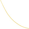 0.8mm Sterling Box Chain w/Slider Bead