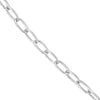 3.45mm Paper Clip Chain with Lobster Lock