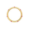 Staggered Ruby &amp; Diamond Ring
