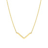 V on Chain Drop Adjustable Necklace