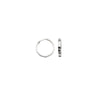 Sterling Silver Thin Shiny Hoops