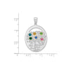 Crystal Family Pendant with 18k Bezels