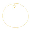 Two-Tone Saturn Chain Adjustable Choker