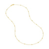 Mini Ball Station Bead Chain Necklace