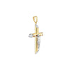 Round Tube Cross w/Crucifix and Slant DC Ends