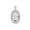 Crystal Family Pendant with 14k Bezels