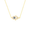 CZ Hamsa Hand Adjustable Necklace