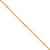 Diamond Cut Beaded Popcorn Chain