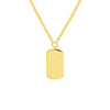 Double Dog Tag Adjustable Duet Necklace