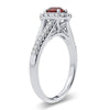 14K 0.25Ct Diamond Ruby Ring