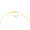 Sideways Cross on Chain Adj. Bracelet