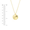 Cross Medallion Necklace with Diamond