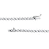 Diamond Halfway Tennis Straight Necklace (7tcw)