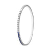 50/50 Sapphire &amp; Diamond Flex Tennis Bracelet