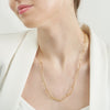 Round Wire Paper Clip Chain Necklace