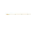 Diamond Bezels and Beads Bracelet